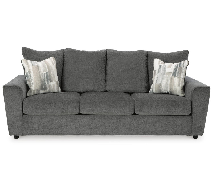 Stairatt Sofa, Loveseat, Chair and Ottoman - Gravel