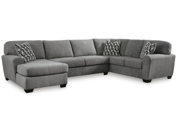 Birkdale Court 3-Piece Sectional with Chaise - Gray