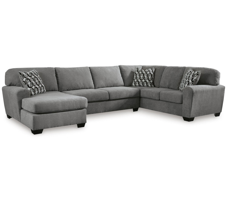 Birkdale Court 3-Piece Sectional with Chaise - Gray