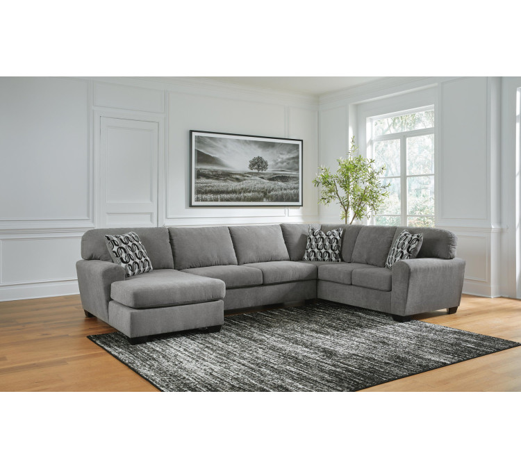 Birkdale Court 3-Piece Sectional with Chaise - Gray