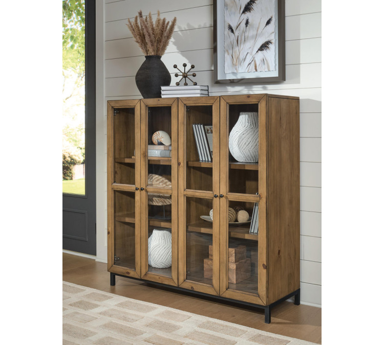 Wrenridge Accent Cabinet - Gray Brown