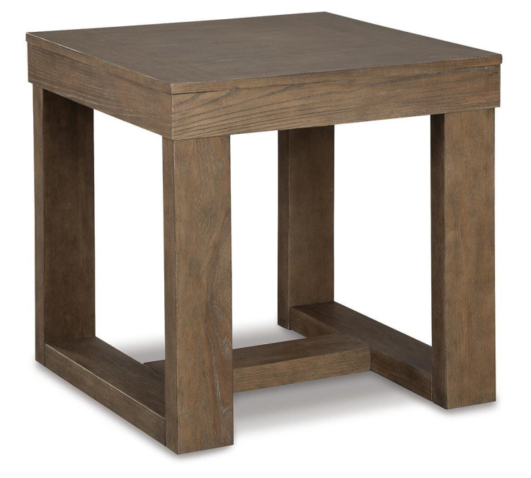 Cariton End Table - Gray