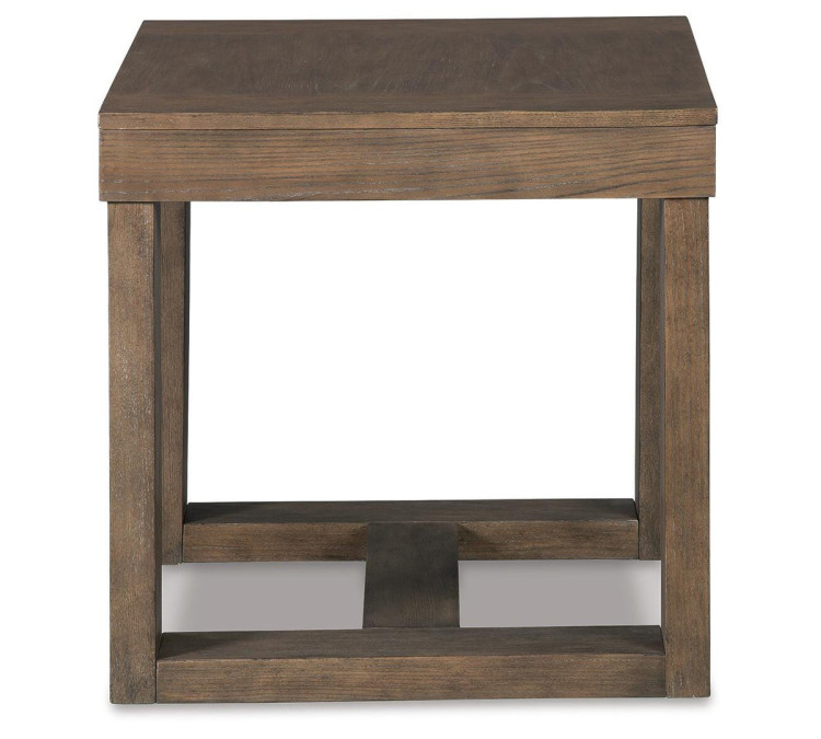 Cariton End Table - Gray