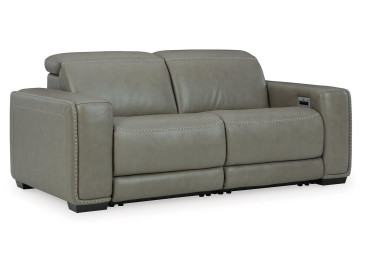 Correze 2-Piece Power Reclining Sectional - Gray