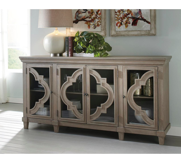 Fossil Ridge Accent Cabinet - Gray