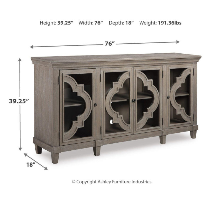 Fossil Ridge Accent Cabinet - Gray