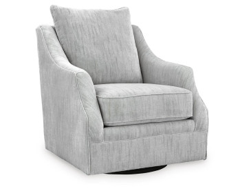 Gubbins Swivel Accent Chair - Gray