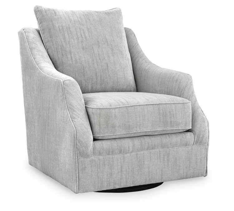 Gubbins Swivel Accent Chair - Gray