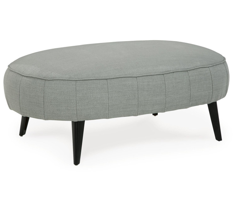 Hollyann Oversized Accent Ottoman - Gray