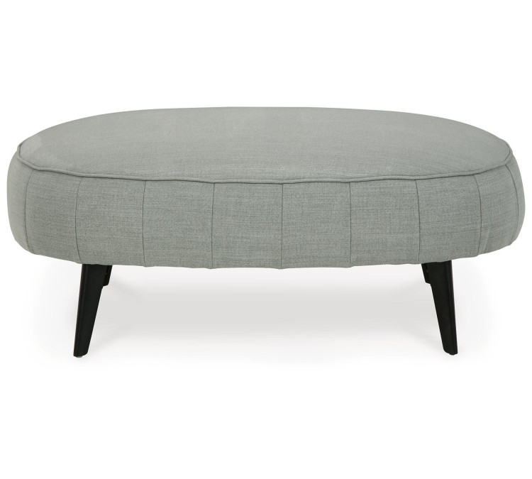 Hollyann Oversized Accent Ottoman - Gray