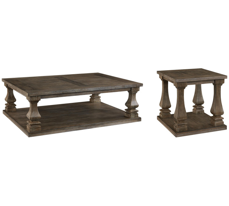 Johnelle Coffee Table - Gray