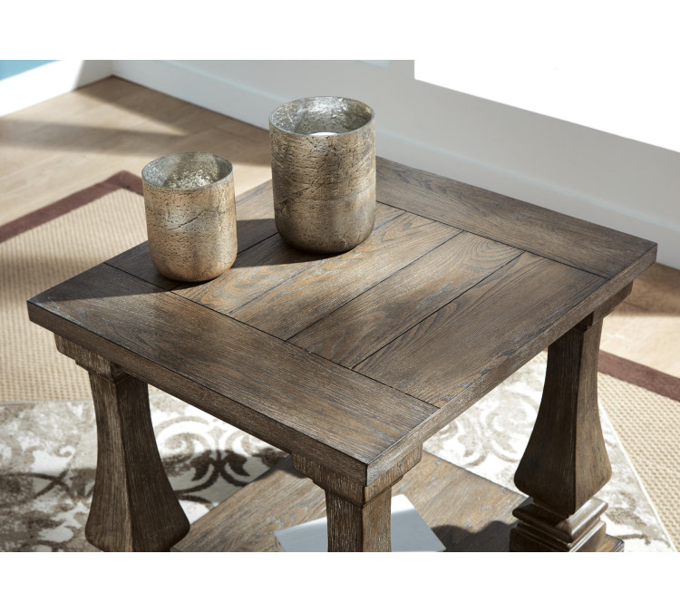 Johnelle End Table - Gray