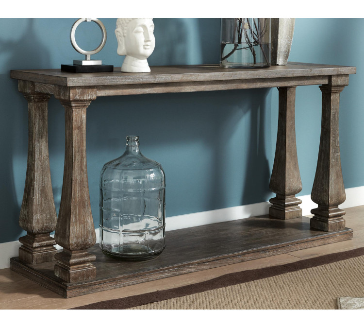 Johnelle Sofa Table - Gray