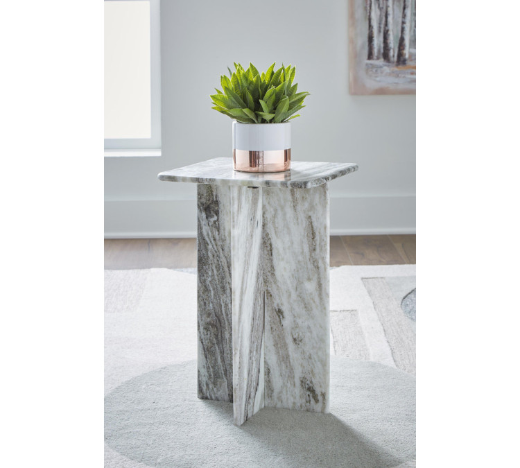 Keithwell Accent Table - Gray