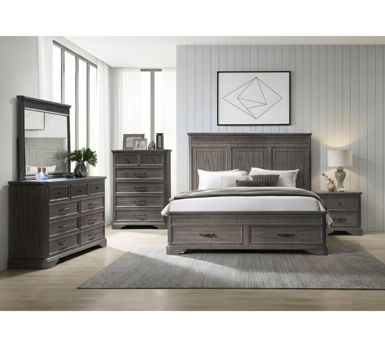 Grayson Manor – 5pc Set – Pearl Grey