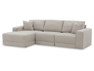 Next-Gen Gaucho 3-Piece Sectional Sofa with Chaise - Gray