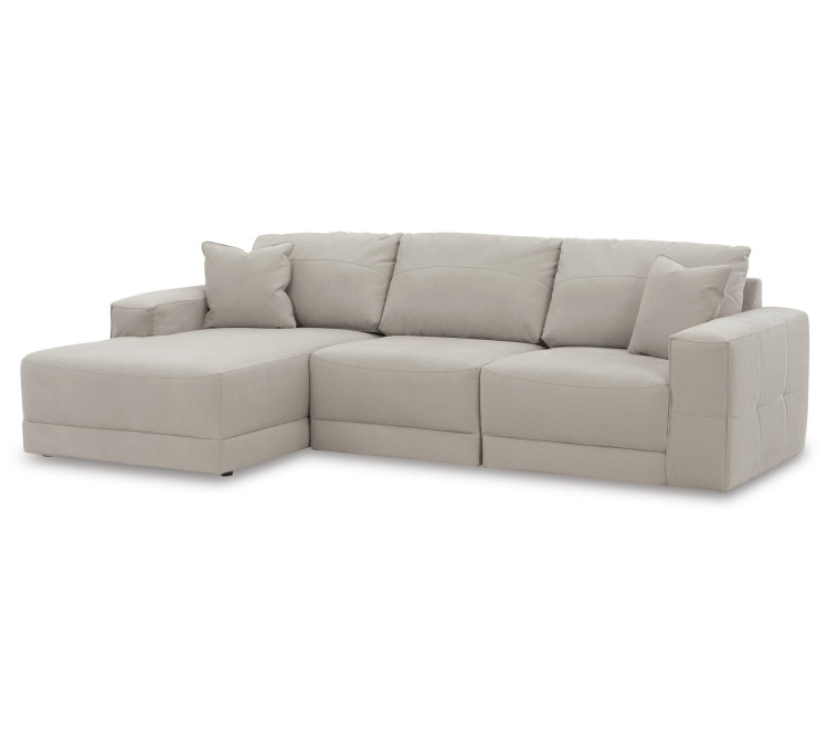 Next-Gen Gaucho 3-Piece Sectional Sofa with Chaise - Gray