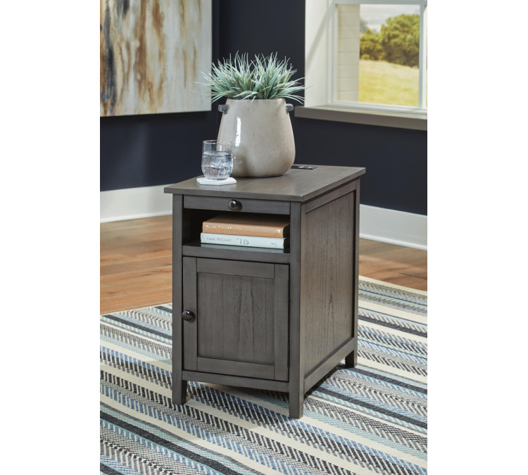 Treytown Chairside End Table - Gray