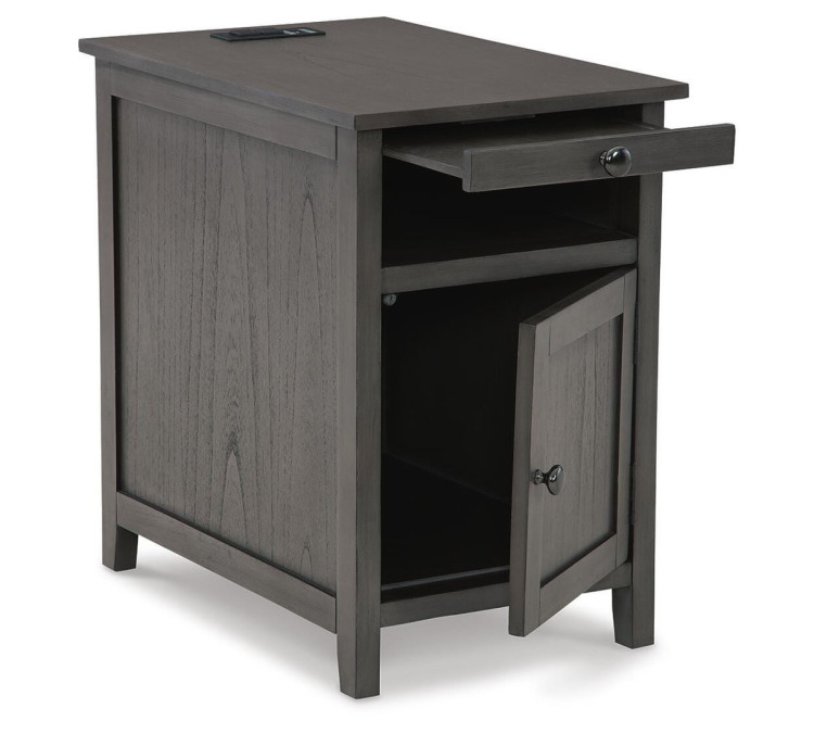 Treytown Chairside End Table - Gray