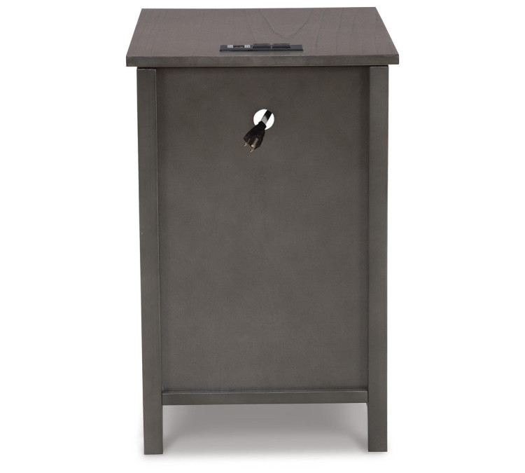 Treytown Chairside End Table - Gray