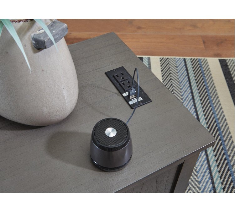 Treytown Chairside End Table - Gray