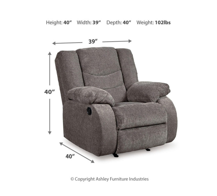 Tulen Recliner - Gray