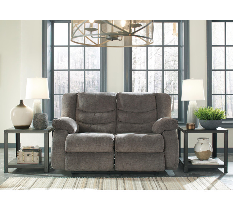 Tulen Reclining Loveseat - Gray