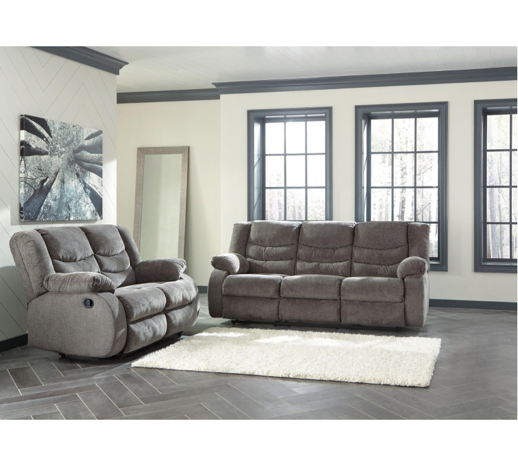 Tulen Sofa and Loveseat - Gray