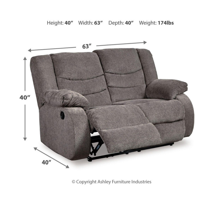 Tulen Sofa and Loveseat - Gray
