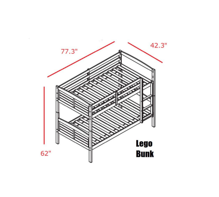 Lego – Twin Over Twin Bunkbed