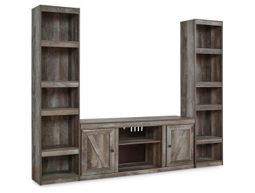 Wynnlow 3-Piece Entertainment Center - Gray