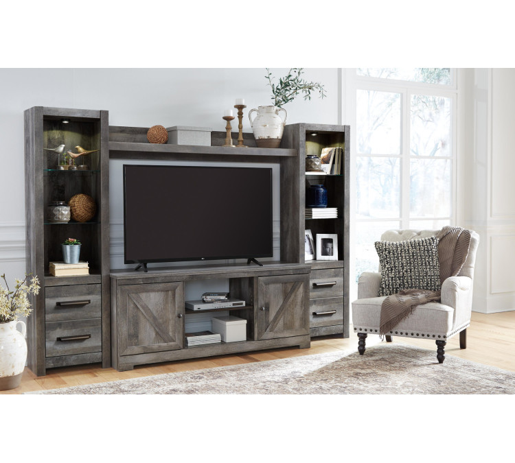 Wynnlow 4-Piece Entertainment Center - Gray