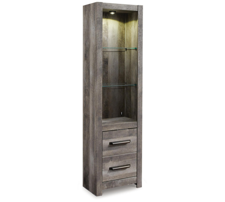 Wynnlow 4-Piece Entertainment Center with Electric Fireplace - Gray