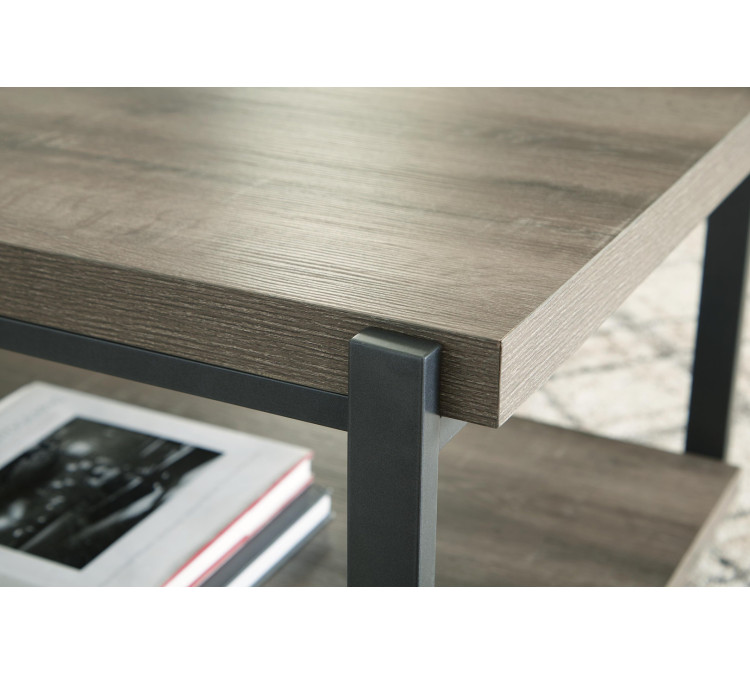 Wilmaden Table (Set of 3) - Gray/Black