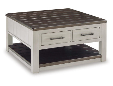 Darborn Lift-Top Coffee Table - Gray/Brown