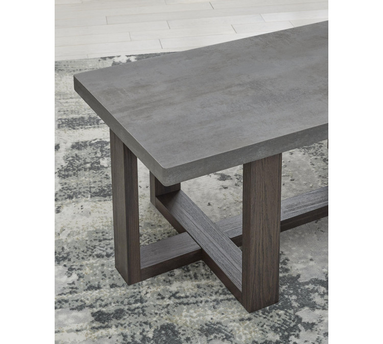 Dynnford Table (Set of 3) - Gray/Brown