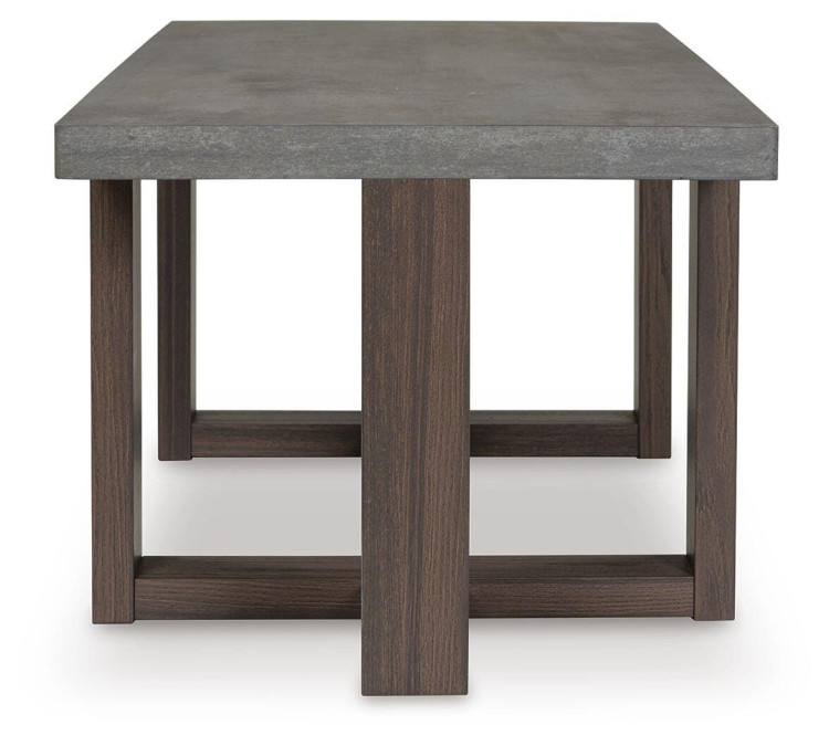 Dynnford Table (Set of 3) - Gray/Brown