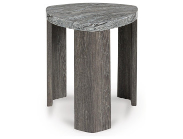 Surmour End Table - Gray/Brown