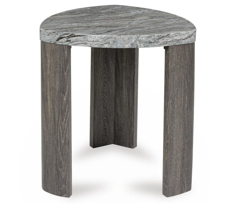 Surmour End Table - Gray/Brown