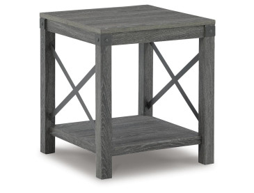 Freedan End Table - Grayish Brown