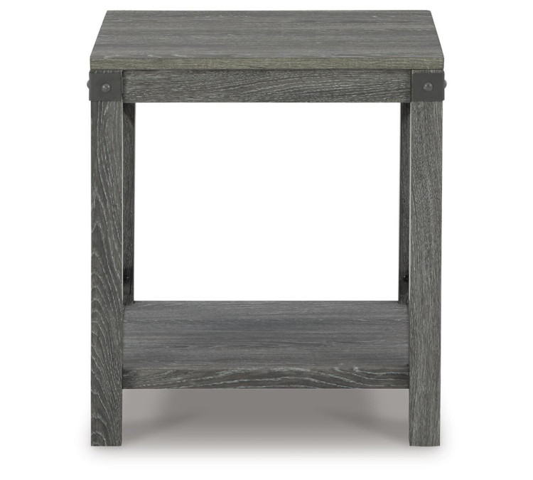 Freedan End Table - Grayish Brown