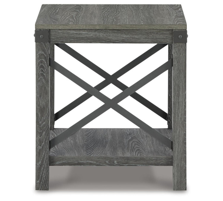 Freedan End Table - Grayish Brown