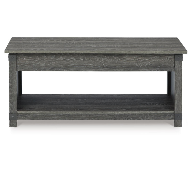 Freedan Lift-Top Coffee Table - Grayish Brown