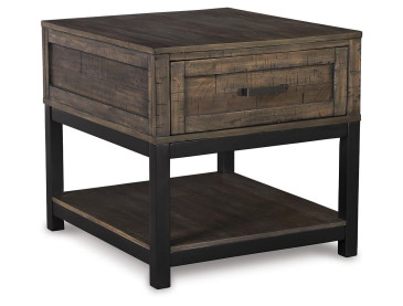Johurst End Table - Grayish Brown