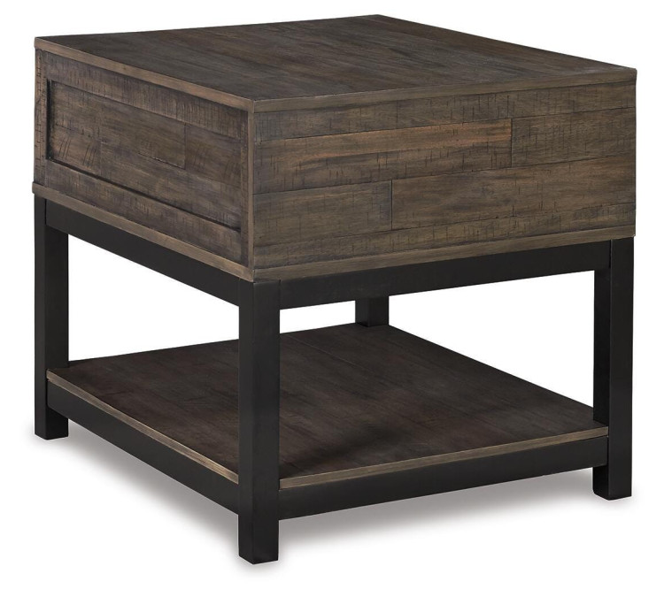 Johurst End Table - Grayish Brown