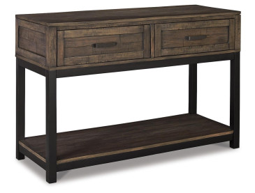 Johurst Sofa/Console Table - Grayish Brown