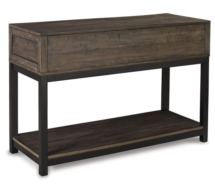 Johurst Sofa/Console Table - Grayish Brown