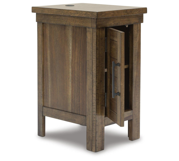 Moriville Chairside End Table - Grayish Brown