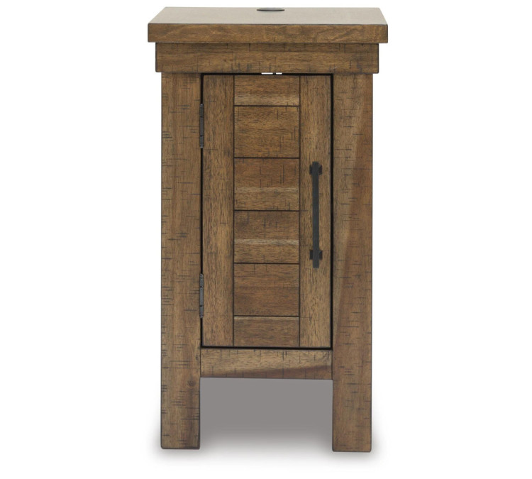 Moriville Chairside End Table - Grayish Brown