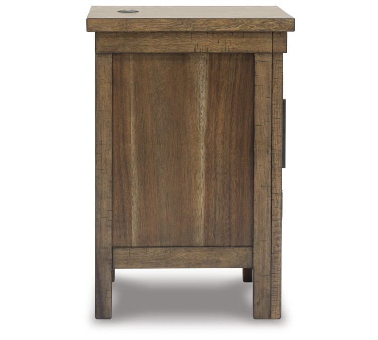 Moriville Chairside End Table - Grayish Brown